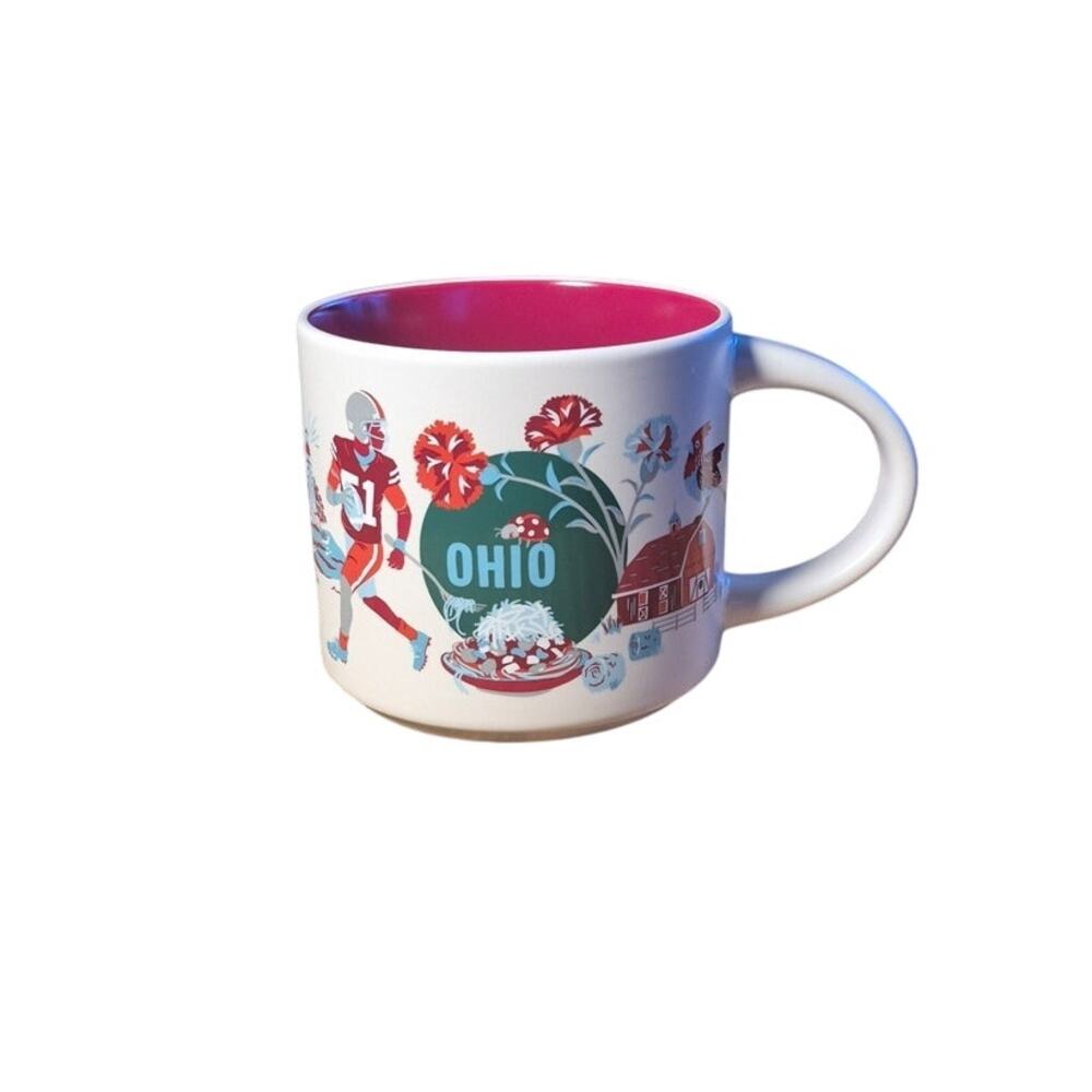 Starbucks Ohio Discovery Series 14 oz Collectible Coffee Mug EUC